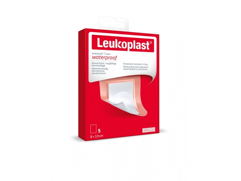 Leukoplast Leukomed T+ 8x10cm stérile 5 pce