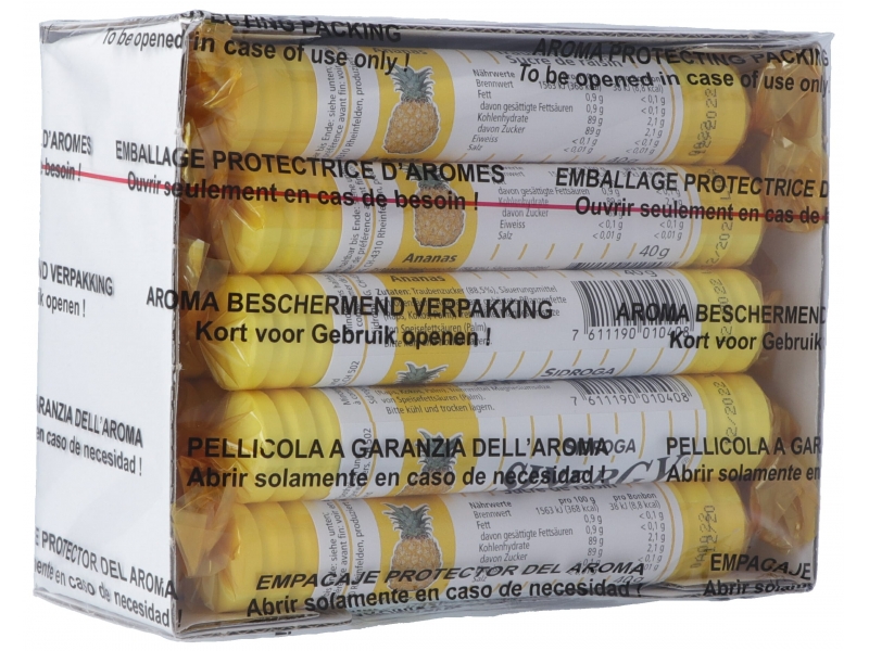 Sinergy Traubenzucker Ananas 15 x 40 g