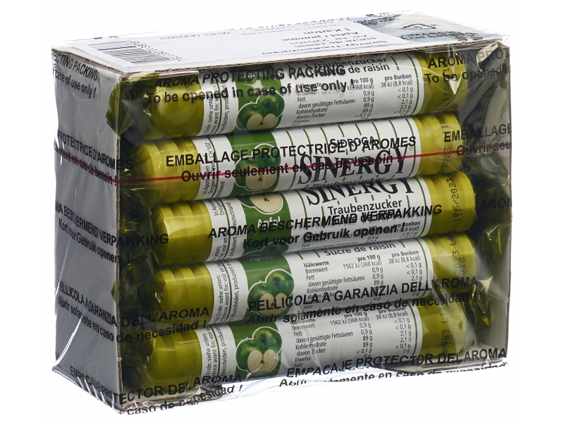 Sinergy sucre de raisin pomme 15 x 40 g