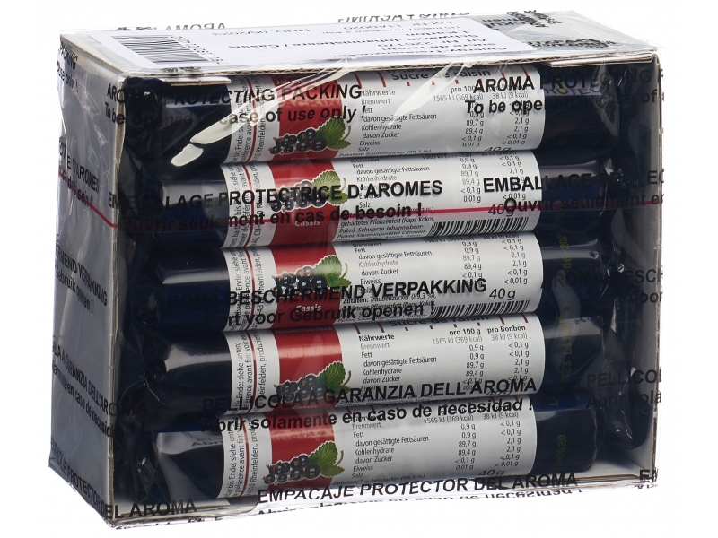 Sinergy Traubenzucker Johannisbeere schwarz 15 x 40 g
