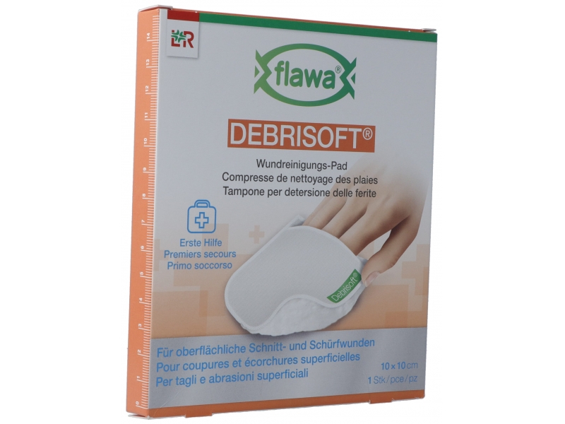 Flawa Debrisoft Pad 10x10cm steril
