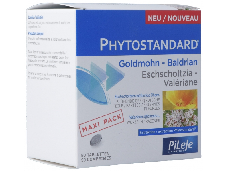 Phytostandard Goldmohn-Baldrian Tabl 90 Stk