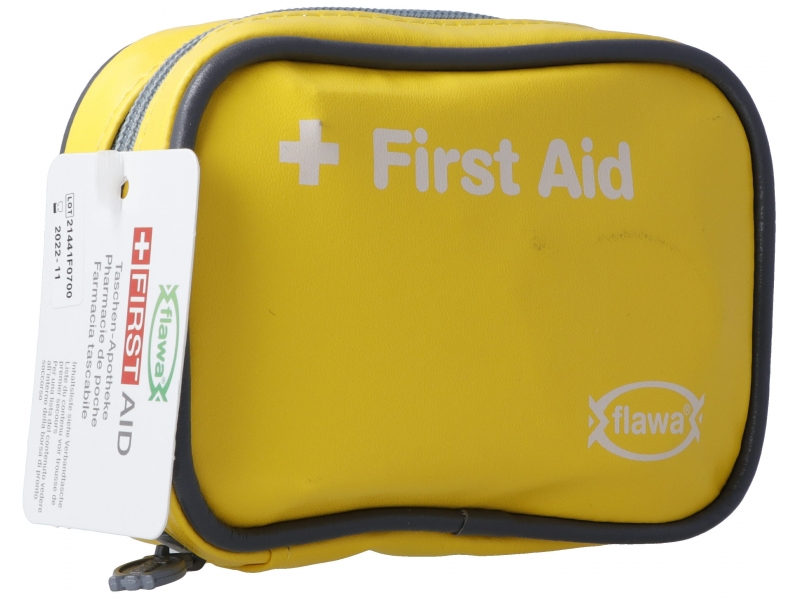 Flawa pharmacie de poche étui jaune clair
