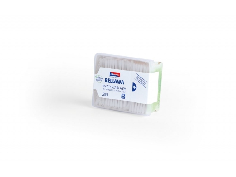 BELLAWA coton-tiges boîte déco 200 pce