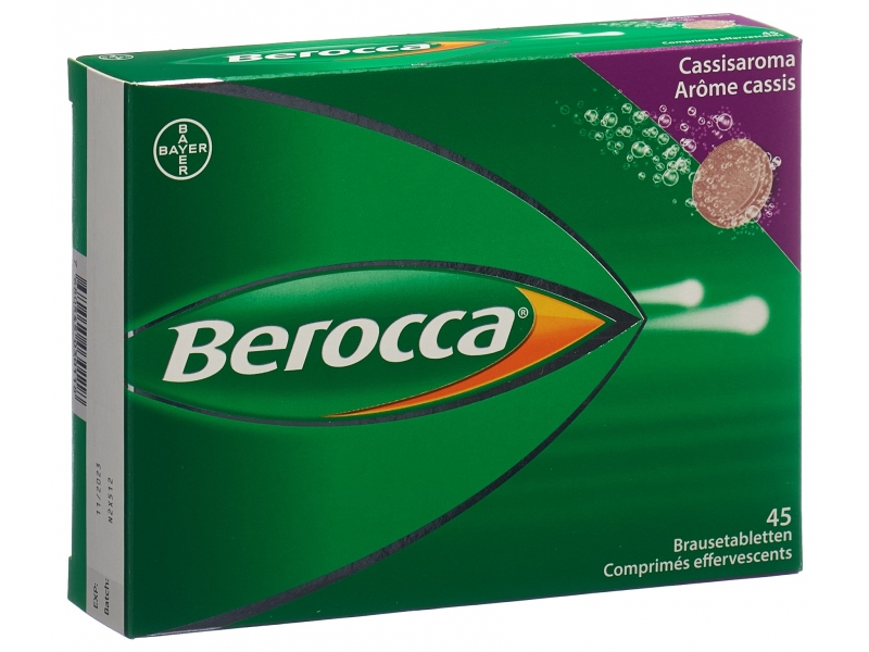 Berocca Brausetabl Cassisaroma Fl 45 Stk