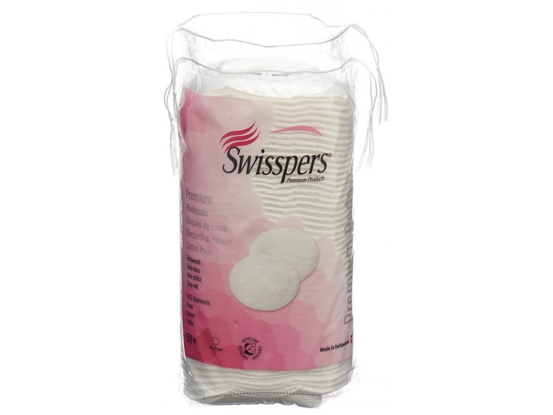 Swisspers Premium pads ovale sach 50 pce