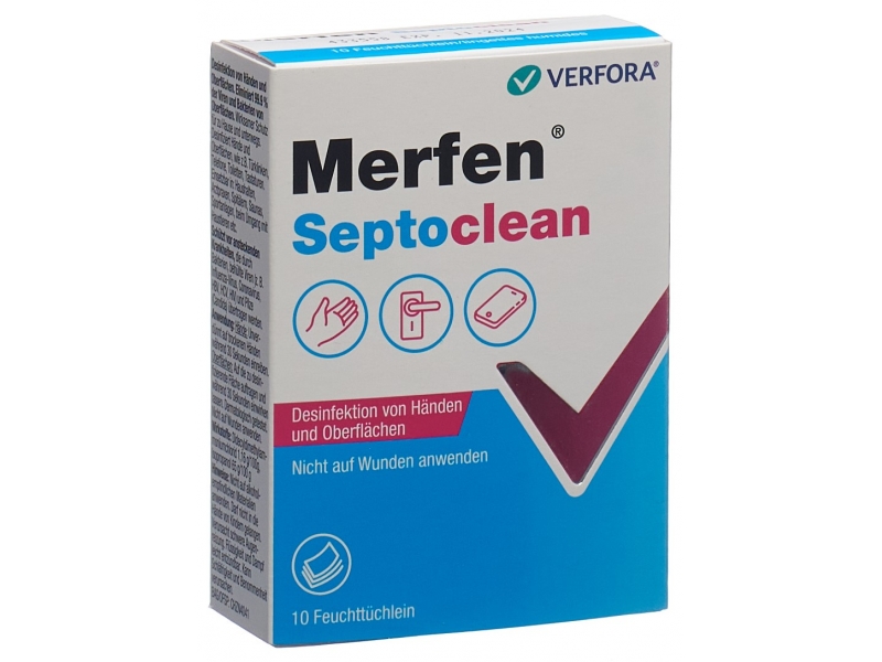 Merfen Septoclean Tüchlein 10 Stk