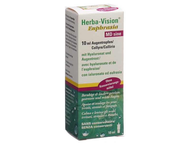 Herba Vision Euphrasia MD sine collyre ophtalmique fl 10 ml