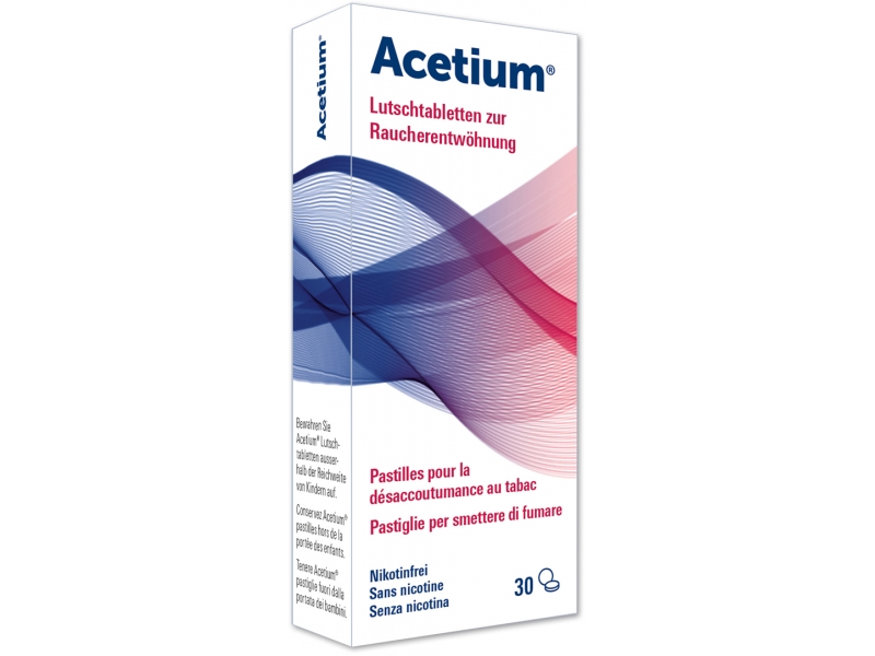 Acetium Lutschtabl zur Raucherentwöhnung 30 Stk