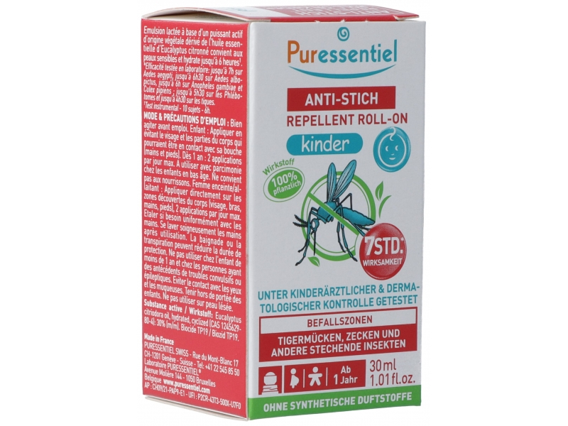 Puressentiel roller répulsif anti-pique enfant 30 ml