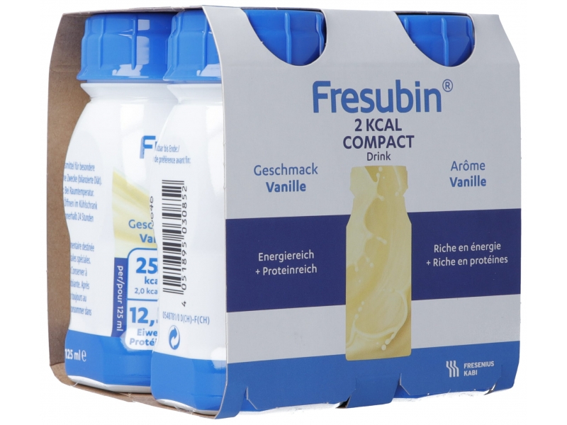 Fresubin 2 kcal Compact DRINK Vanille 4 Fl 125 ml