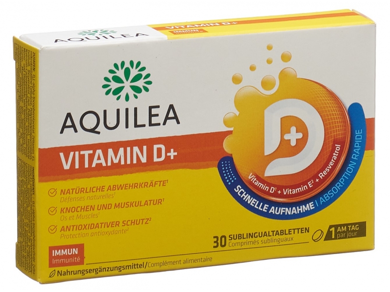 Aquilea Vitamin D+ Subling Tabl 30 Stk