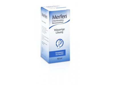 Merfen solution aqueuse incolore 50 ml