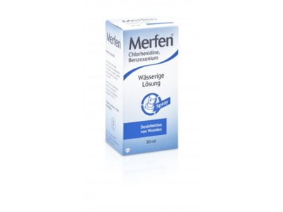 Merfen solution aqueuse incolore spr 30 ml