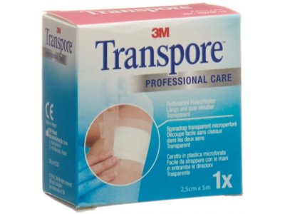 3M Transpore sparadrap 5mx25mm refill