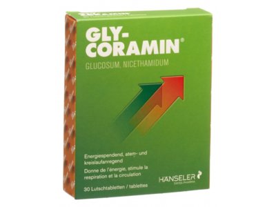 Gly-Coramin cpr sucer 125 mg 30 pce