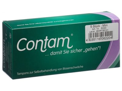 Contam Vaginaltampon 22mm Mini 5 Stk