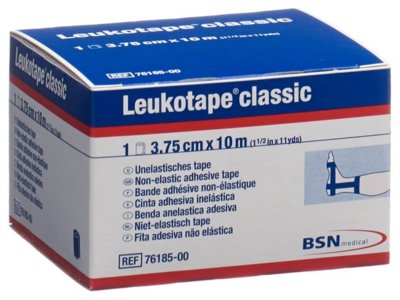 Leukotape classic Pflasterband 10mx3.75cm blau