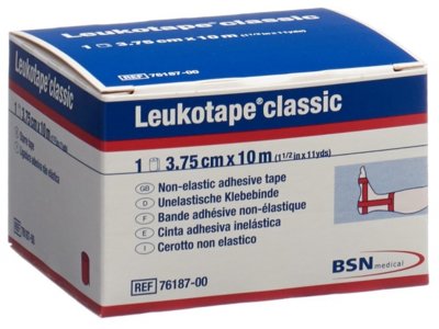 Leukotape classic Pflasterband 10mx3.75cm rot