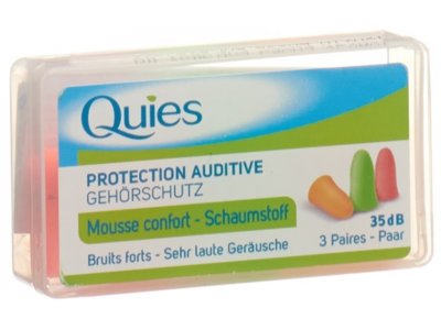 Quies tampons protection bruit mousse 6 pce