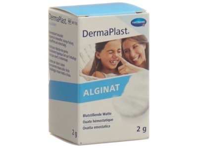 Dermaplast Alginat ouate hémostatique verre 2 g