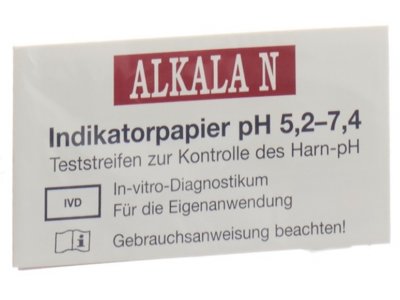 Alkala N papier indicateur pH 5.2-7.4