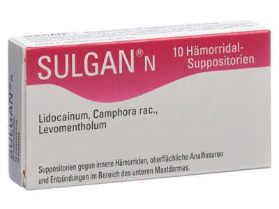Sulgan-N supp 10 pce
