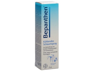 Bepanthen spray mousse aéros 5 % fl 75 ml