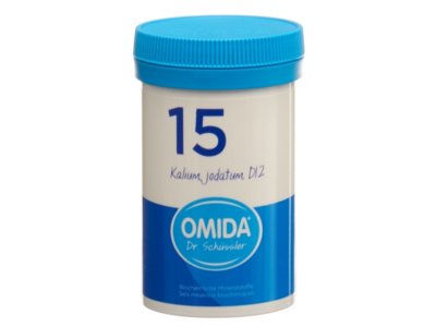 Omida Schüssler Nr15 Kalium jodatum Tabl D 12 Ds 100 g