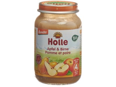 Holle pomme et poire demeter bio 190 g