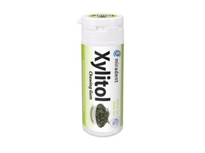 Miradent Xylitol Chewing Gum thé vert 30 pce