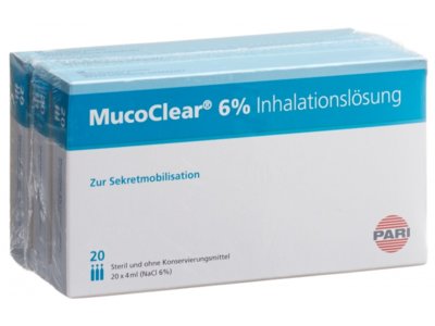 PARI MucoClear 6 % NaCl Inhalationslösung 60 Amp 4 ml