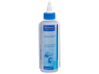Ophta Clean solution physiologique pour chiens/chats fl 125 ml