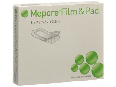 Mepore Film & Pad 5x7cm square 5 pce