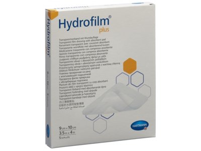 Hydrofilm PLUS pansement imperméable 9x10cm stérile 5 pce