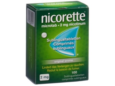 Nicorette Microtab Original Subling Tabl 2 mg 100 Stk