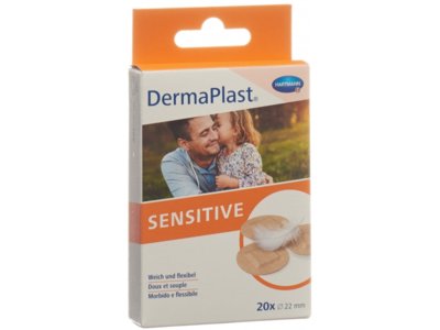 DERMAPLAST SENSITIVE spots 22mm 20 pce