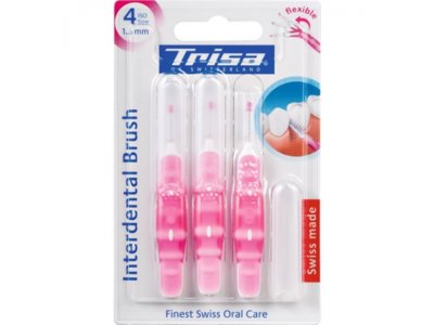 Trisa Interdental Brush ISO 4 1.3mm 3 pce