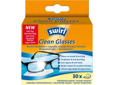 Swirl lingettes nettoyantes pour les lunettes 30 pce