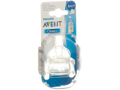 Avent Philips tétines classic Y pour aliment suite