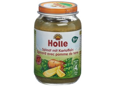 Holle épinard avec pomme de terre demeter bio 190 g