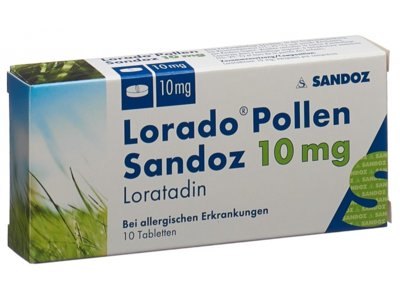 Lorado Pollen Sandoz Tabl 10 mg 10 Stk