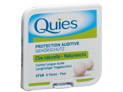 Quies protection auditive boules cire 16 pce