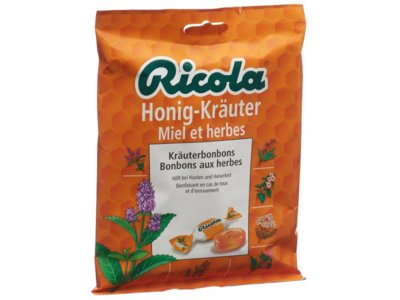 Ricola miel et herbes bonbons aux herbes sach 125 g