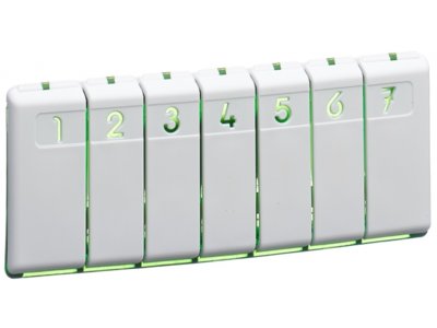 Pilbox City Medikamentenspender 7 Tage Wochenspender