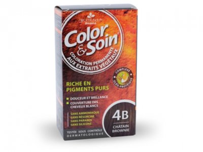 Color & Soin coloration 4B châtain brownie 135 ml