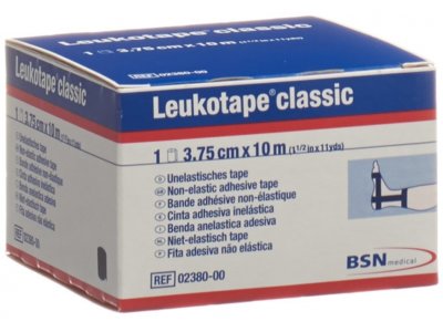 Leukotape classic Pflasterband 10mx3.75cm schwarz