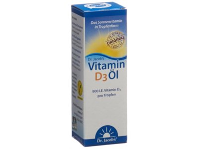 Dr. Jacob's Vitamine D3 huile 20 ml