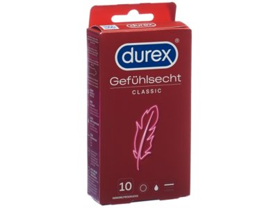 Durex Gefühlsecht Classic Präservativ 10 Stk