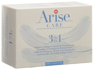 Arise Swiss Baby Care lingettes nettoyantes & protège-couches 50 pce